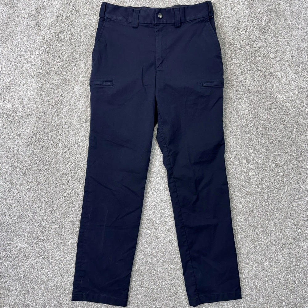 5.11 Tactical Pants Mens 32 Straight Leg Navy Blue Utility Workwear EUC